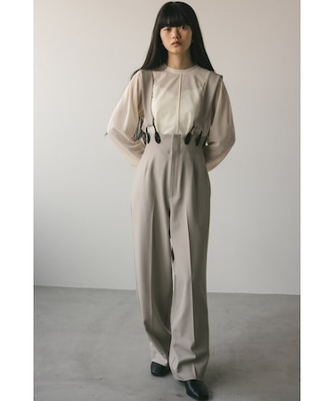 マニッシュサスペンダーパンツ