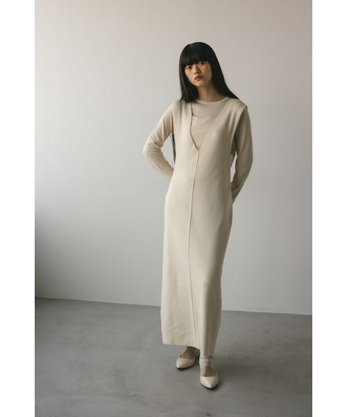 【Max Mara】送料込★トゥルーディ ニット ミディワンピース ≪newitem≫ #レースつけ襟付マーメイドニットワンピース