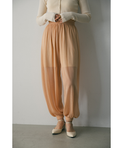 シアーニットバルーンパンツ