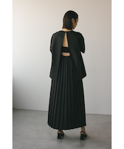 プリーツレイヤーワンピース