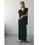 リネンミックスニットスカート