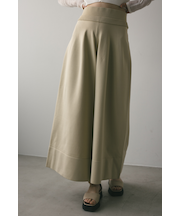 ウエストレイヤードガウチョパンツ