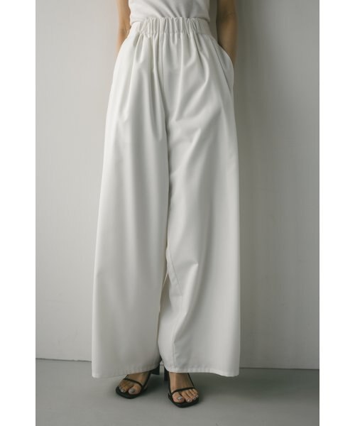 GlamLips グロス RELAX ワイドパンツ　シルバー PANTS