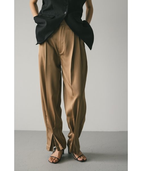 サテンスリットパンツ｜スタイルミキサーの通販｜&mall（アンドモール