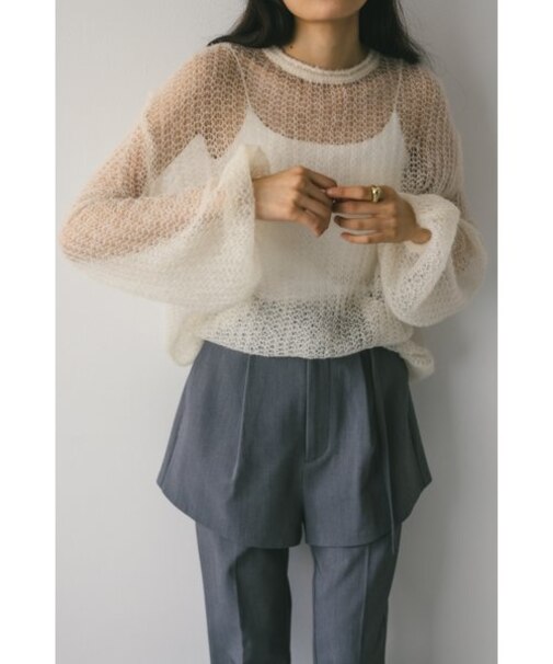 シュガーモヘアニット