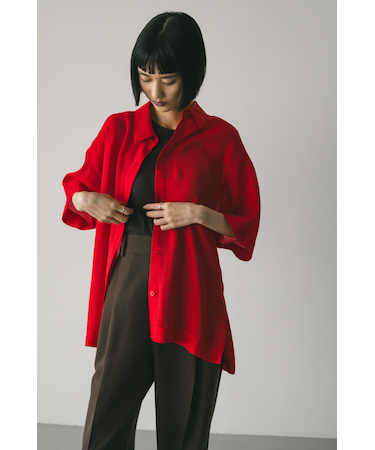 シアーボクシーシャツ