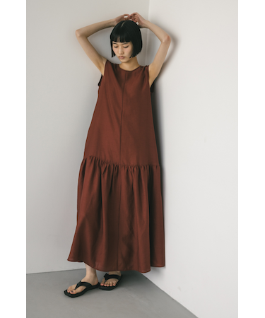 ティアードフレアワンピース