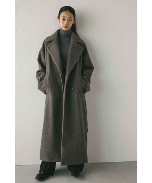 2WAYカラーベルトロングコート｜スタイルミキサーの通販｜&mall