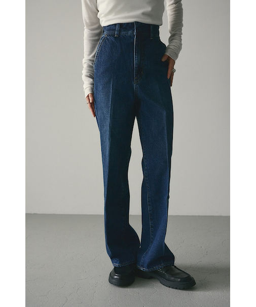 センタープレスセミフレアデニム