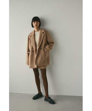 シャギーテーラードジャケット