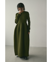 コンビネーションフォルムニットワンピース