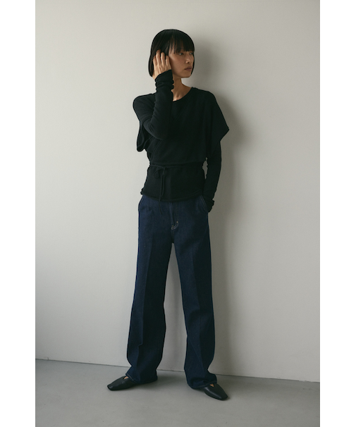 カシュクールベストセットニット