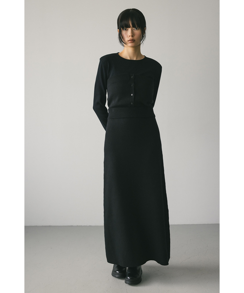 【美品】フレールベアワンピース / Black ニットベアワンピース｜スタイルミキサーの通販｜&mall（アンドモール