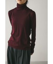 ウォッシャブルハイネックニット