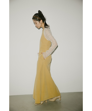 ベルベットホルターワンピース