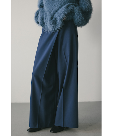 フロントカシュクールワイドパンツ