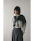 カウパターンショートニット