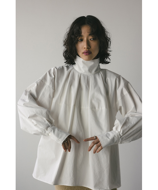 2WAYカラーコクーンブラウス