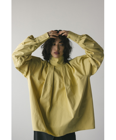 2WAYカラーコクーンブラウス