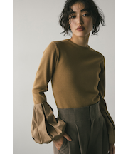 バルーンスリーブコンビネーショントップ