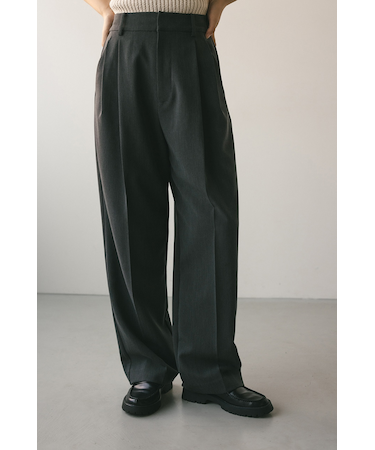 ツータックスーツパンツ