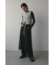 レースレイヤードセットパンツ