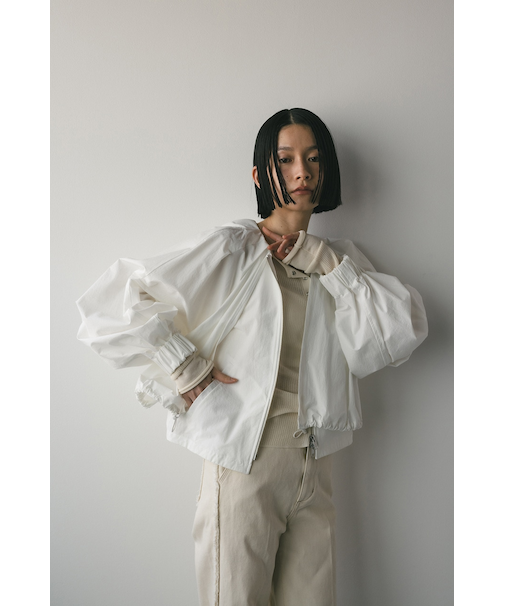 レイヤーギャザーブルゾン