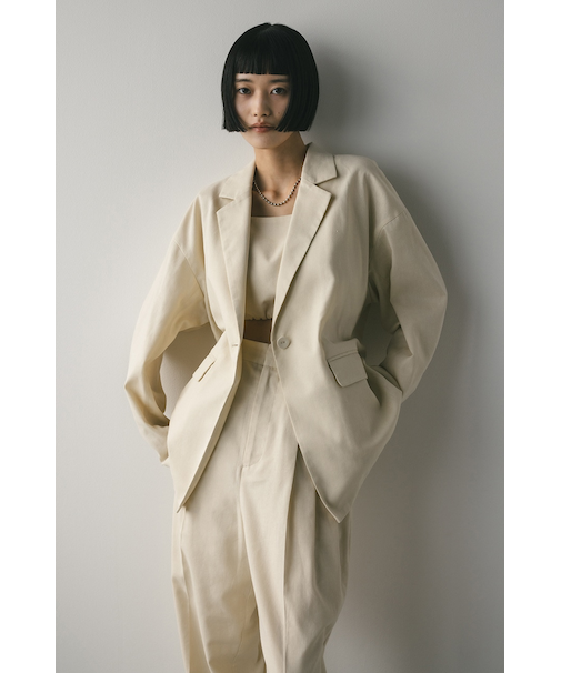 リネンミックステーラードジャケット