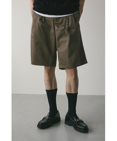 フロントベルトハーフパンツ