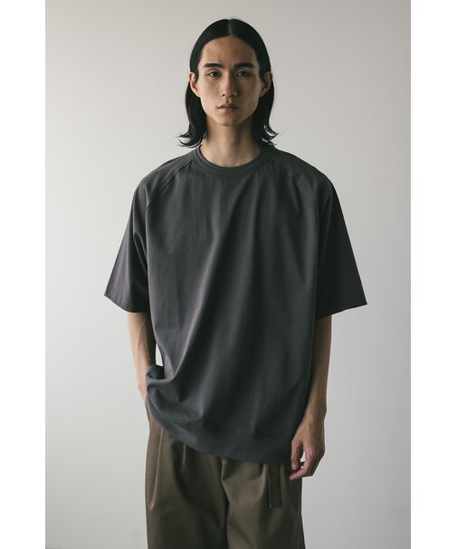 リブハーフスリーブT