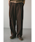 リネンミックスタックパンツ