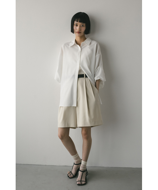 ニュアンスタックスリーブシャツ