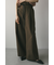 ローウエストベルトワイドパンツ