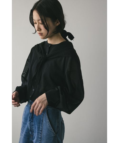 パッファーニットジップカーデ｜スタイルミキサーの通販｜&mall