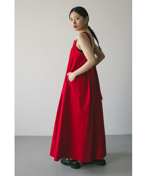 サイドパネルフレアワンピース