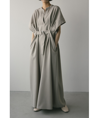 バックルベルトワンピース