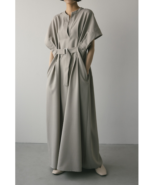 バックルベルトワンピース