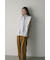 タイ付きフレアブラウス