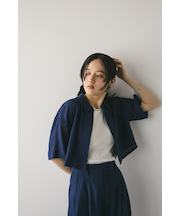 バックオープンワッシャーシャツ
