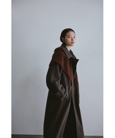 2WAYウールロングコート