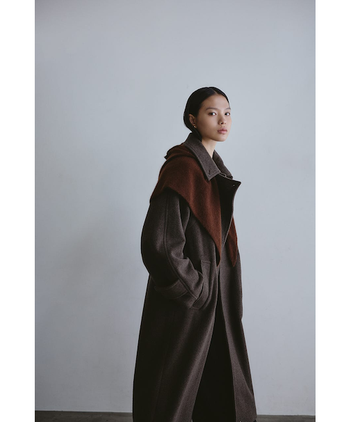 2WAYウールロングコート