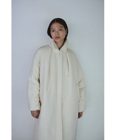パッファーロングコート