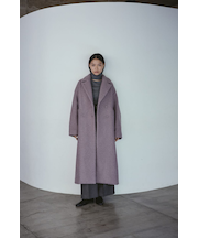 ブークレーベルトロングコート