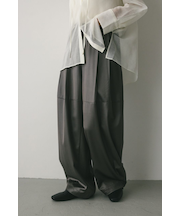 サテンワイドフォルムパンツ