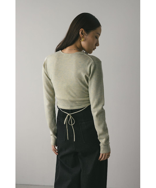マルチWAYストリングショートニット