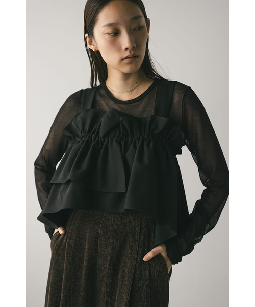 アシンメトリーフリルビスチェ｜スタイルミキサーの通販｜&mall