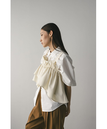 アシンメトリーフリルビスチェ