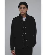 サイドジップパッファーベスト