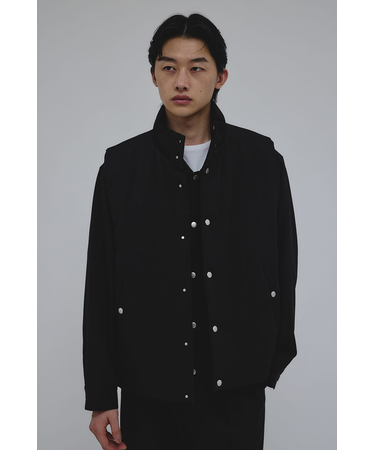 サイドジップパッファーベスト