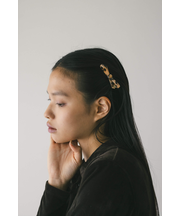 リボンミニヘアクリップ